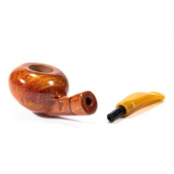 Pipa Santambrogio Liscia FP Grande Bent Tomato