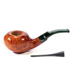 Briar Pipe Santambrogio Smooth FP Big Bent Tomato