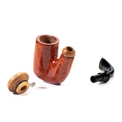 Pipe Brebbia Oom Paul Ambra Smooth Hungarian