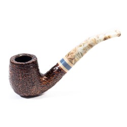 Pipa Savinelli Sasso Rusticata 601 Bent Billiard