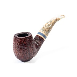 Pipe Savinelli Sasso Rusticated 616 KS Bent Billiard