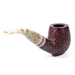 Pipe Savinelli Sasso Rusticated 616 KS Bent Billiard