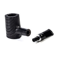 Bog Oak Pipe Talamona Elegant Poker