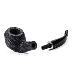 Bog Oak Pipe Talamona Elegant Bent Rhodesian