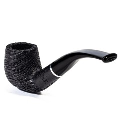 Bog Oak Pipe Talamona Elegant Bent Billiard