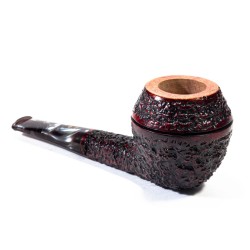 Pipa in Radica Radice Rind Rusticata Bulldog