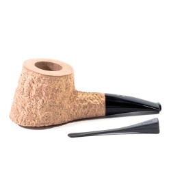 Briar Pipe Radice Rind Pure Rusticated Pot