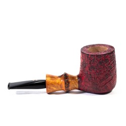 Pipa in Radica Radice Silk Cut Sabbiata Billiard