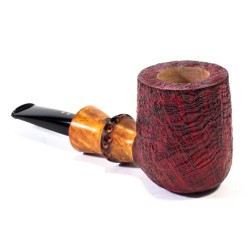 Pipa in Radica Radice Silk Cut Sabbiata Billiard