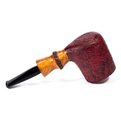 Briar Pipe Radice Silk Cut Sandblasted Billiard