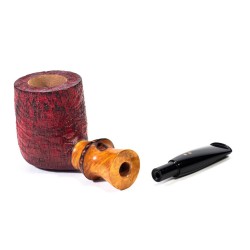Briar Pipe Radice Silk Cut Sandblasted Billiard