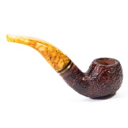 Pipa Savinelli Miele Rusticata 642 Bent Apple