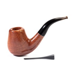 Briar Pipe Amorelli Tre Stelle Bent Billiard