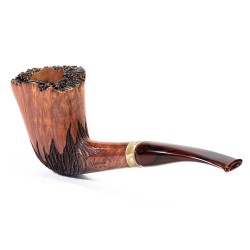 Pipa in Radica Amorelli Tre Stelle Bent