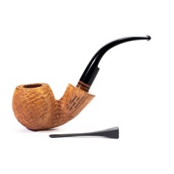 Pipe Luigi Viprati Sandblast Bent Apple