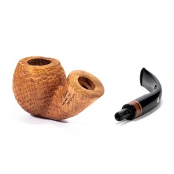 Pipe Luigi Viprati Sandblast Bent Apple