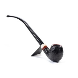 Pipa Aldo Velani Sabbiata Churchwarden Bent Apple