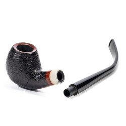 Pipa Aldo Velani Sabbiata Churchwarden Bent Apple