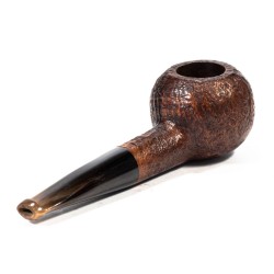 Briar Pipe Ropp Stout Sandblasted Tomato