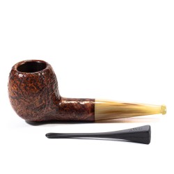 Briar Pipe Ropp Stout Sandblasted Apple