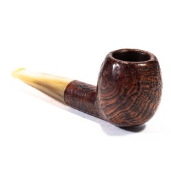Briar Pipe Ropp Stout Sandblasted Apple