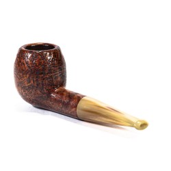 Briar Pipe Ropp Stout Sandblasted Apple
