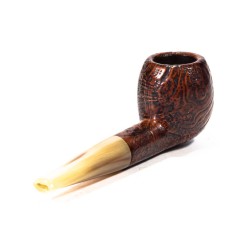 Briar Pipe Ropp Stout Sandblasted Apple