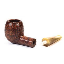 Briar Pipe Ropp Stout Sandblasted Apple