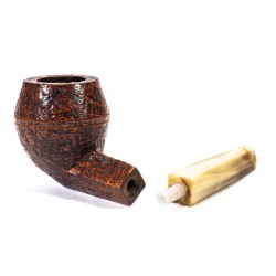 Pipa in Radica Ropp Stout Sabbiata Bulldog
