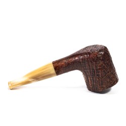 Briar Pipe Ropp Stout Sandblasted Pot