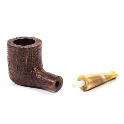 Briar Pipe Ropp Stout Sandblasted Pot