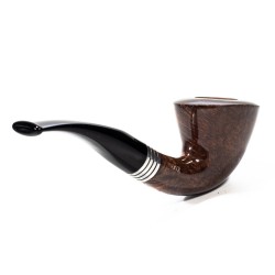 Pipa Brebbia Nova "PURA" Noce Mod. 132 Bent D.