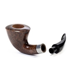 Pipa Brebbia Nova "PURA" Noce Mod. 132 Bent D.