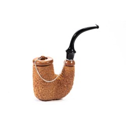 Pipa Brebbia Oom Paul Rusticata Naturale Hungarian