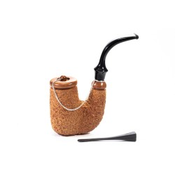 Pipa Brebbia Oom Paul Rusticata Naturale Hungarian