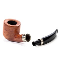 Pipe Brebbia Sterling Ambra Model 1015 Bent Pot