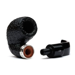 Pipe Savinelli Trevi Rusticated 614 Bent Billiard