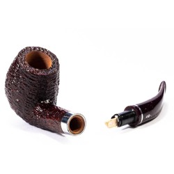 Pipe Savinelli Bacco 670 KS Rusticated Bent Billiard