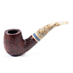Pipa Savinelli Sasso Rusticata 616 KS Bent Billiard