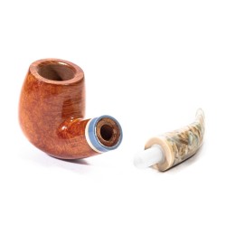 Pipa Savinelli Sasso Liscia 616 KS Bent Billiard