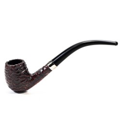 Pipa in Radica Peterson Junior Rusticata Bent Billiard