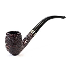 Pipa in Radica Peterson Junior Rusticata Bent Billiard