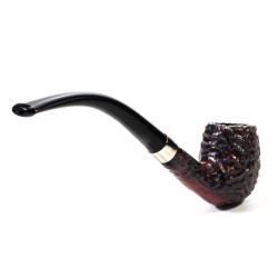 Pipa in Radica Peterson Junior Rusticata Bent Billiard