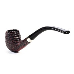 Pipa in Radica Peterson Junior Rusticata Bent Billiard