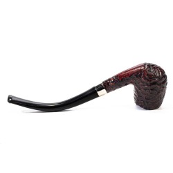 Pipa in Radica Peterson Junior Rusticata Bent Billiard