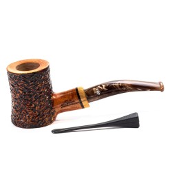 Briar Pipe Santambrogio Rusticated Cherrywood