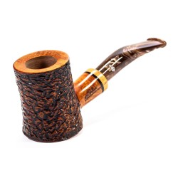 Briar Pipe Santambrogio Rusticated Cherrywood