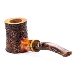 Briar Pipe Santambrogio Rusticated Cherrywood