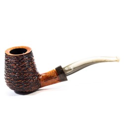 Pipe Santambrogio Rusticated Bent Billiard