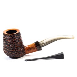 Pipe Santambrogio Rusticated Bent Billiard